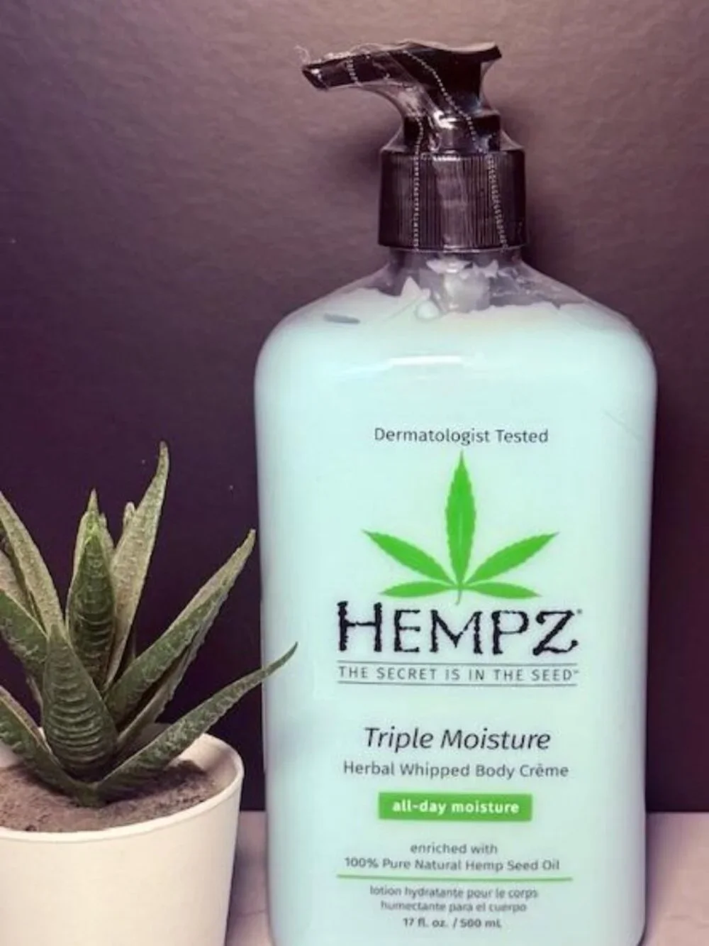 Hempz Triple Moisture Body Lotion 🌿 Herbal Whipped 17 oz NEW
